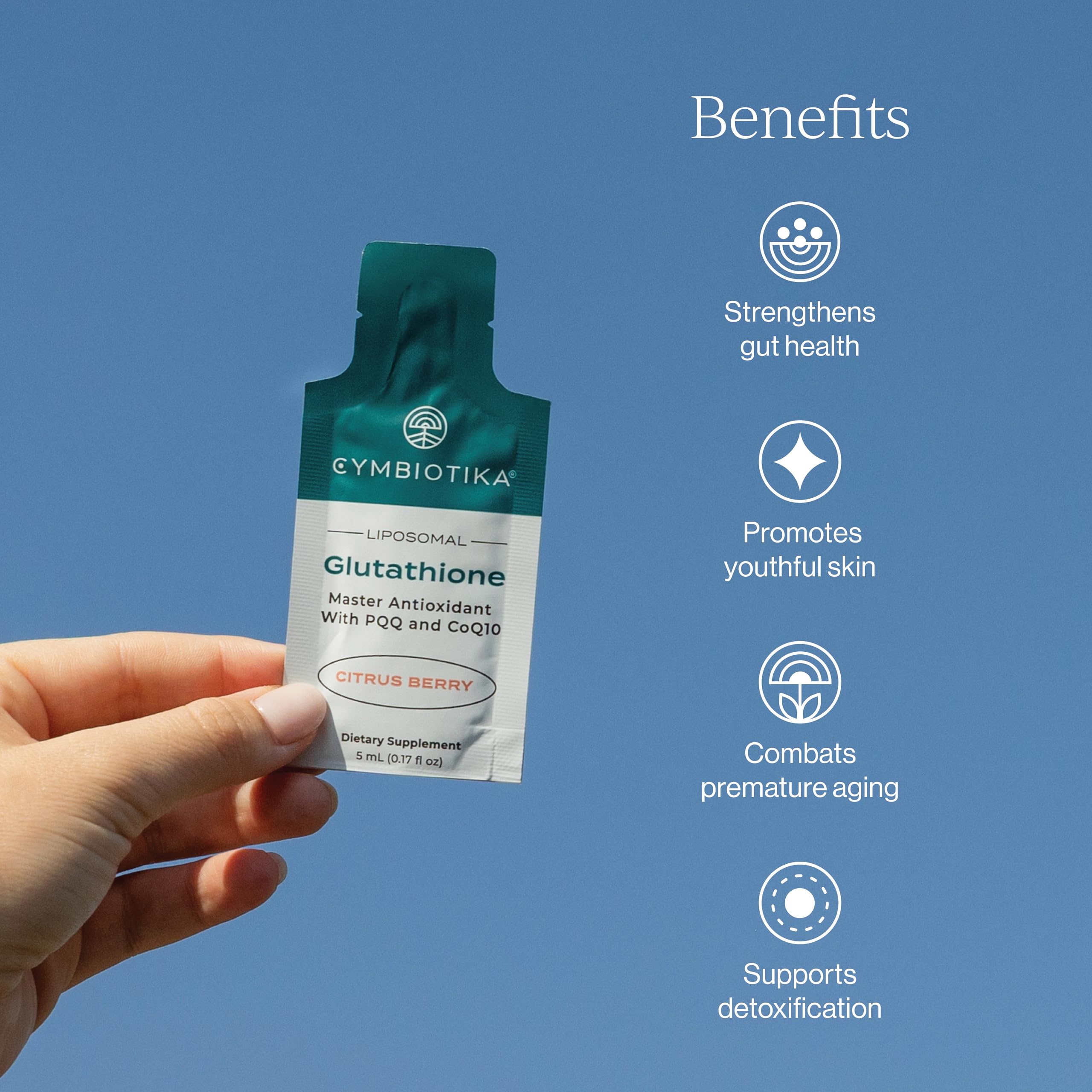 Foto 3 pulgar | Suplemento De Glutatión Liposomal Cymbiotika Con Pqq, Coq10, Paquete De 2 - Venta Internacional.