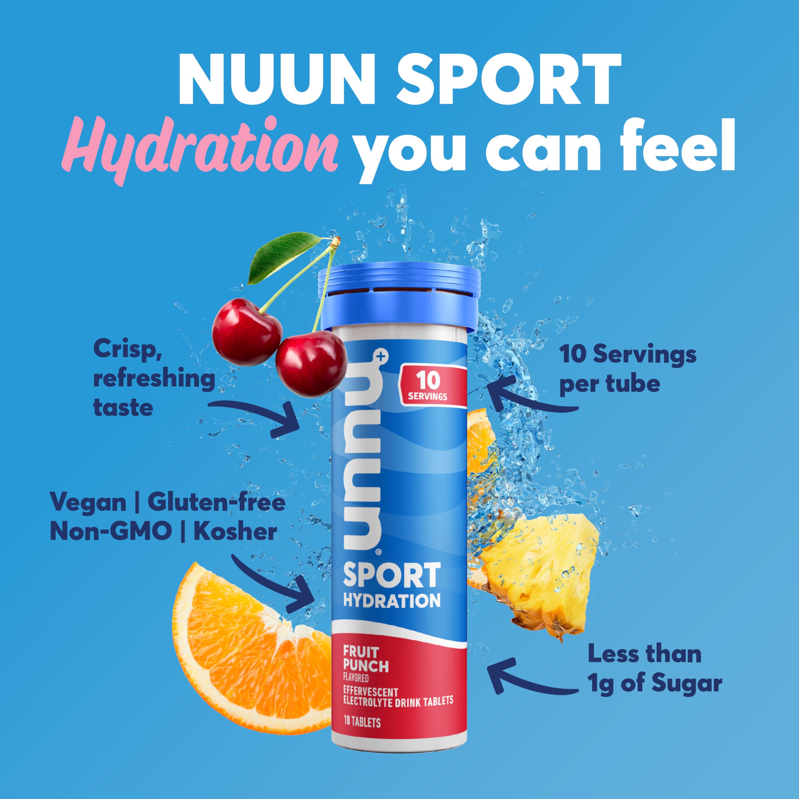 Foto 2 | Tabletas Electrolíticas Nuun Sport Con Magnesio Y Calcio, 40 Unidades - Venta Internacional.
