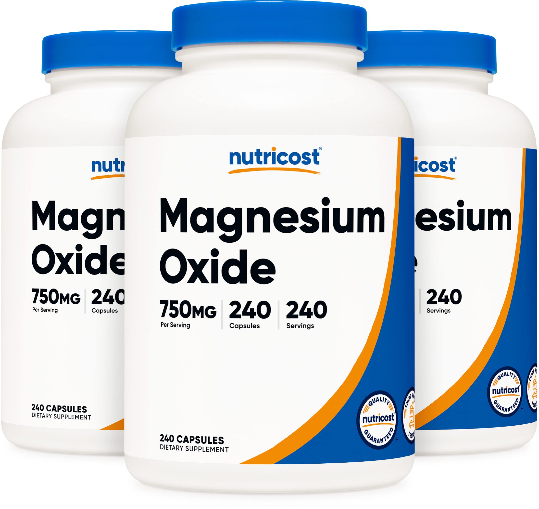 Foto 1 | Suplemento Nutricost De Óxido De Magnesio 750 Mg 240 Cápsulas X3 - Venta Internacional.
