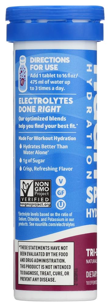 Foto 3 pulgar | Tabletas Para Bebidas Mejoradas Con Electrolitos Nuun Active Tri-berry - Venta Internacional.