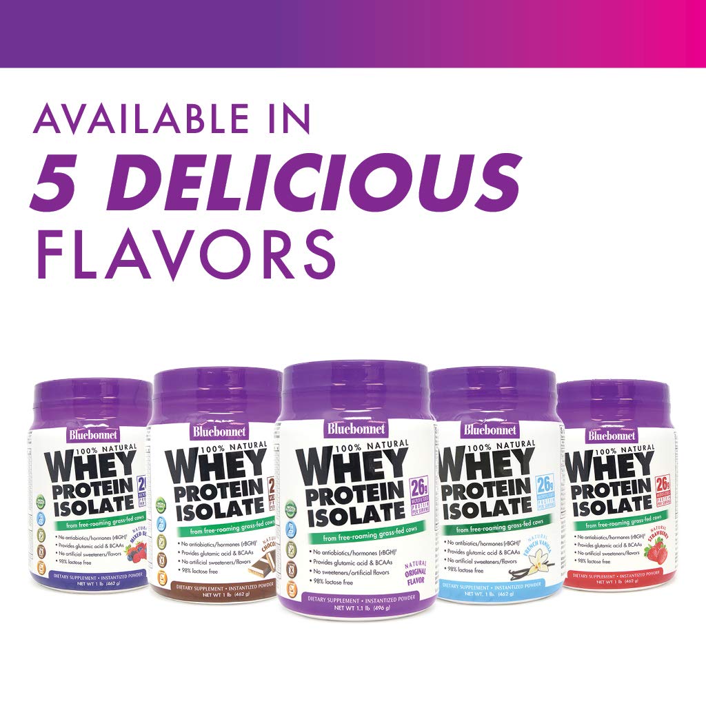 Foto 7 pulgar | Proteína En Polvo Bluebonnet Nutrition Whey Isolate 454 G De Vainilla - Venta Internacional.