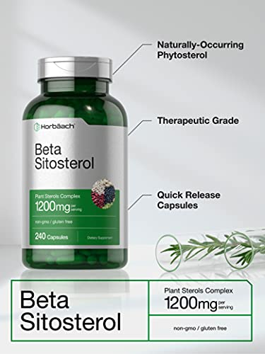 Foto 5 pulgar | Suplemento Horbäach Beta-sitosterol 1200 Mg 240 Cápsulas - Venta Internacional.