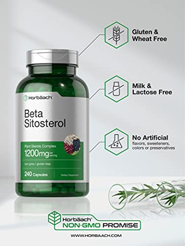 Foto 6 pulgar | Suplemento Horbäach Beta-sitosterol 1200 Mg 240 Cápsulas - Venta Internacional.