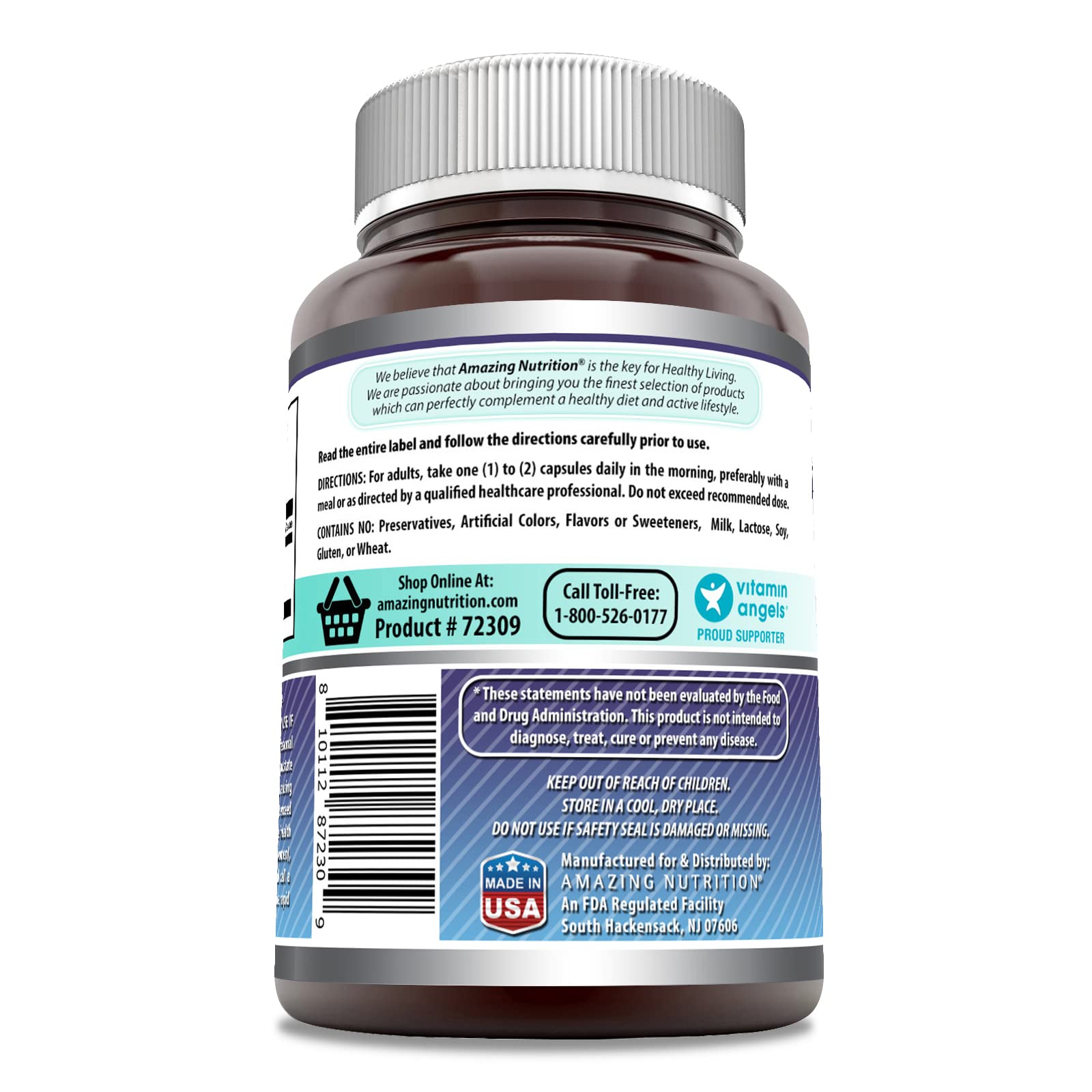 Foto 3 | Suplemento Amazing Formulas Dhea 50 Mg 240 Cápsulas - Venta Internacional.