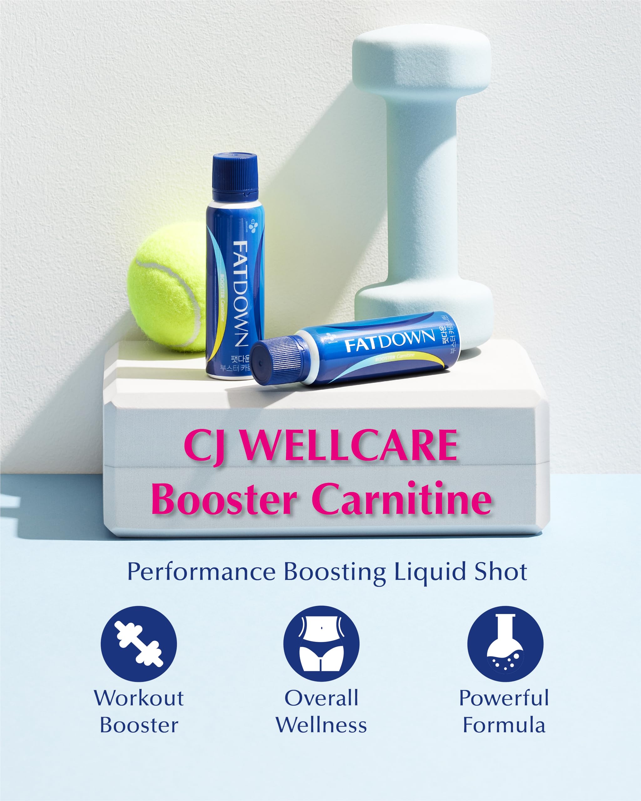 Foto 3 pulgar | Suplemento Cj Wellcare Booster Shot Sin Cafeína, 420 Ml - Venta Internacional.