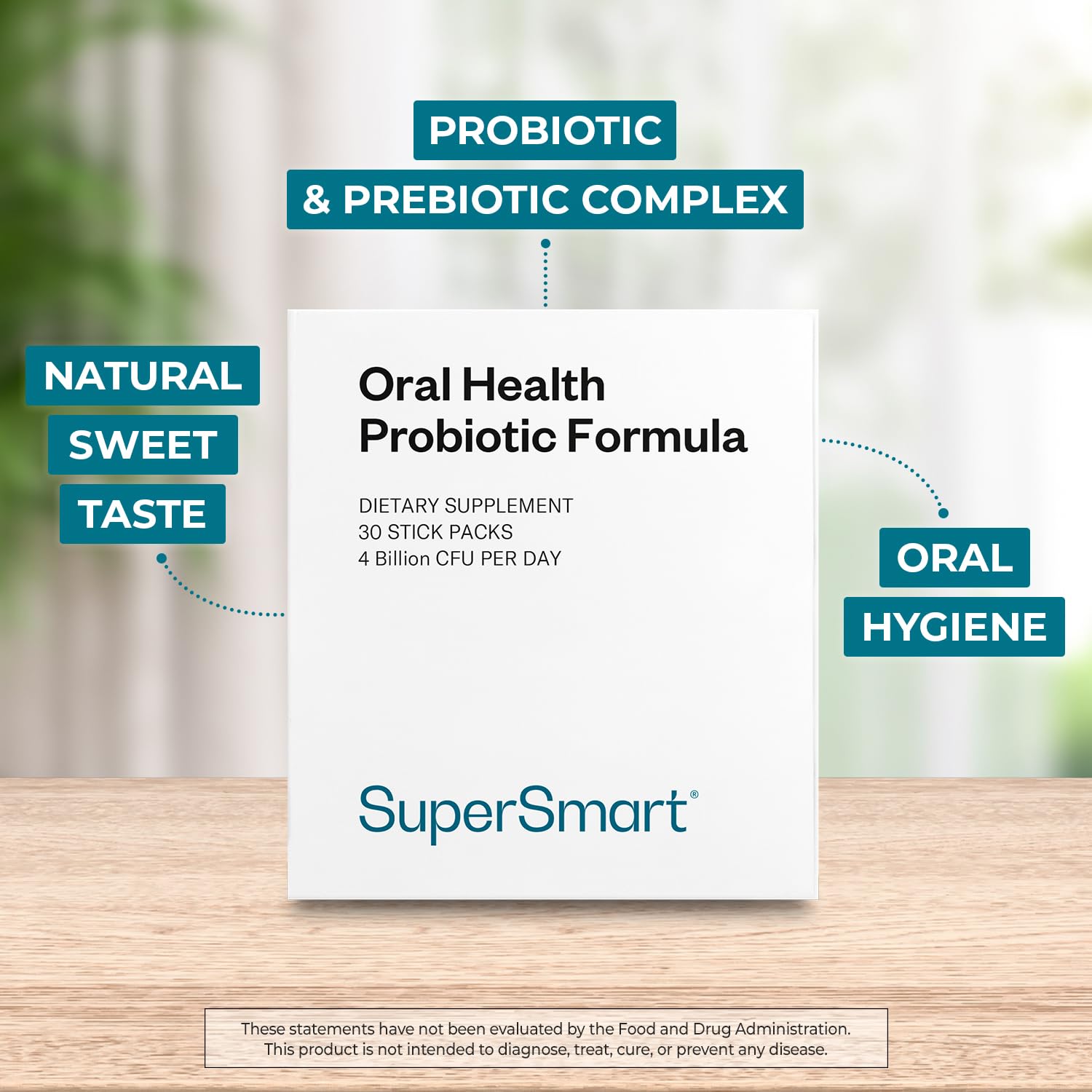 Foto 3 pulgar | Complemente Los Probióticos Supersmart Oral Health, 4 Mil Millones De Cfu - Venta Internacional.