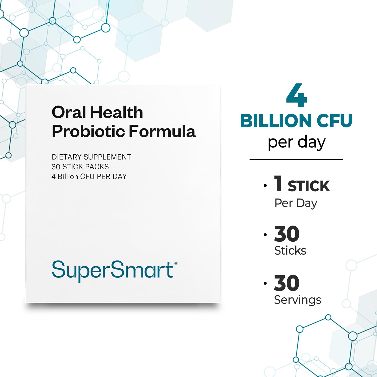 Foto 6 pulgar | Complemente Los Probióticos Supersmart Oral Health, 4 Mil Millones De Cfu - Venta Internacional.