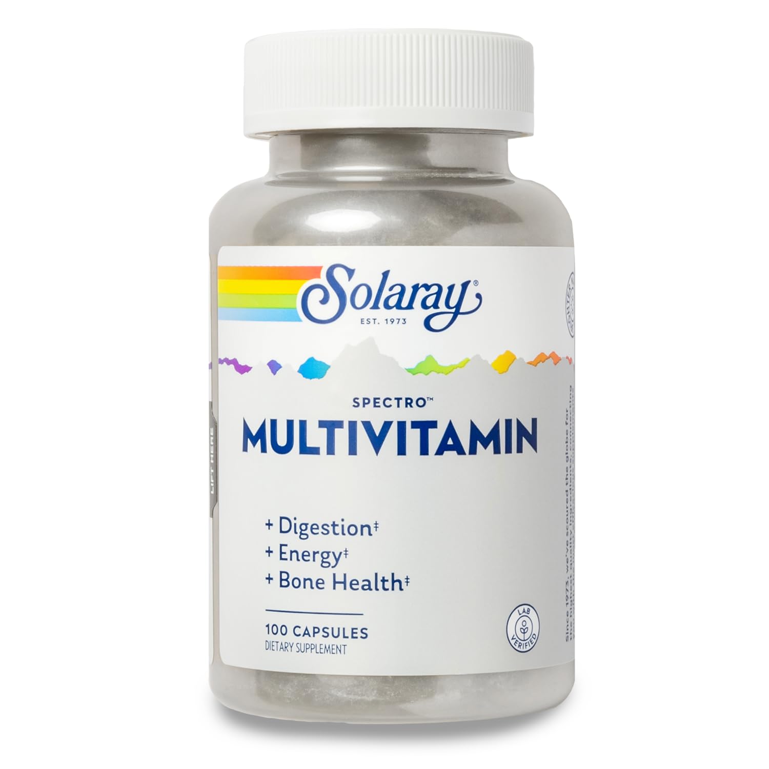 Foto 1 | Suplemento Multivitamínico Solaray Spectro Con Hierro 100 Cápsulas - Venta Internacional.