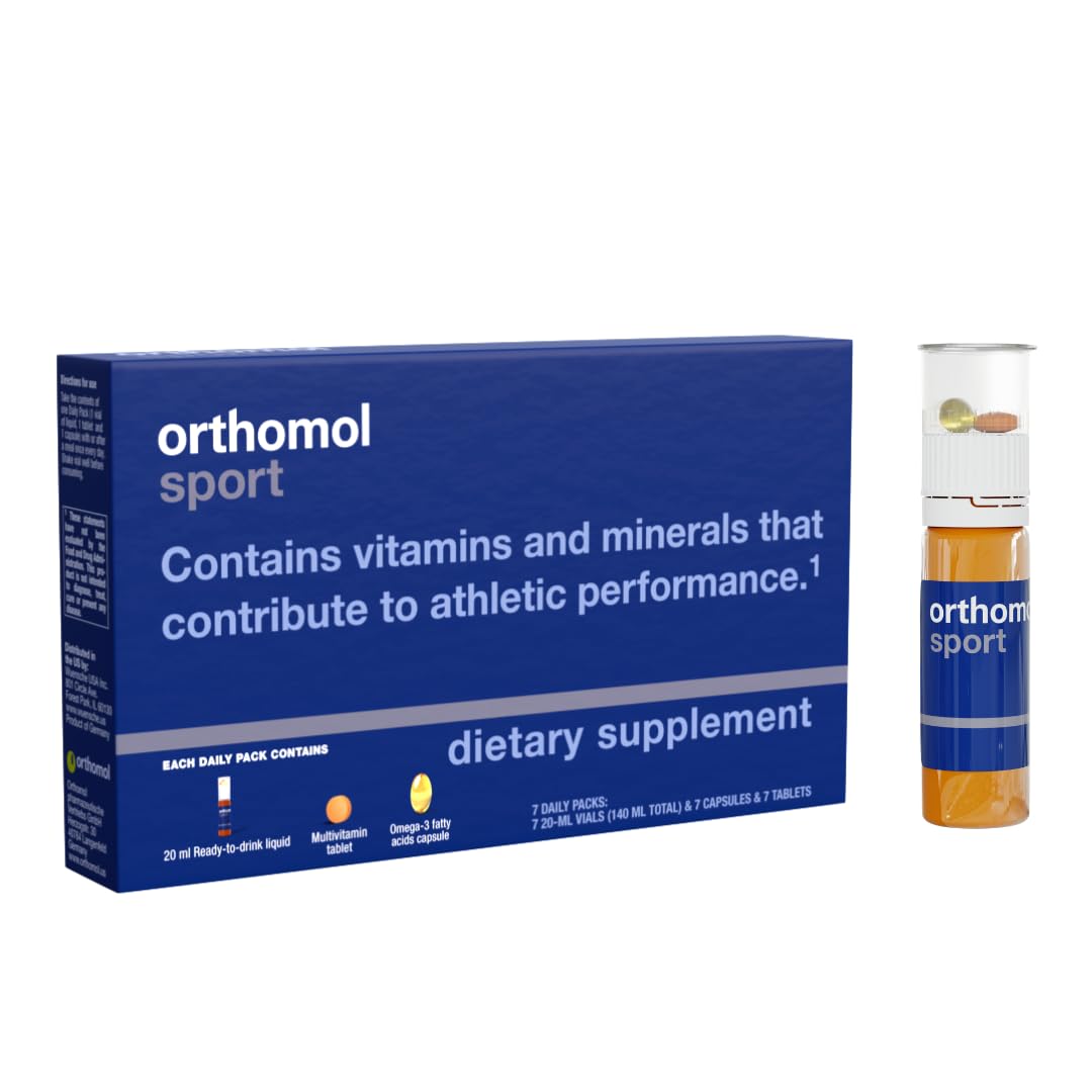 Foto 2 pulgar | Complemente El Suministro De 7 Días De Orthomol Sport Con Vitaminas Y Minerales - Venta Internacional.