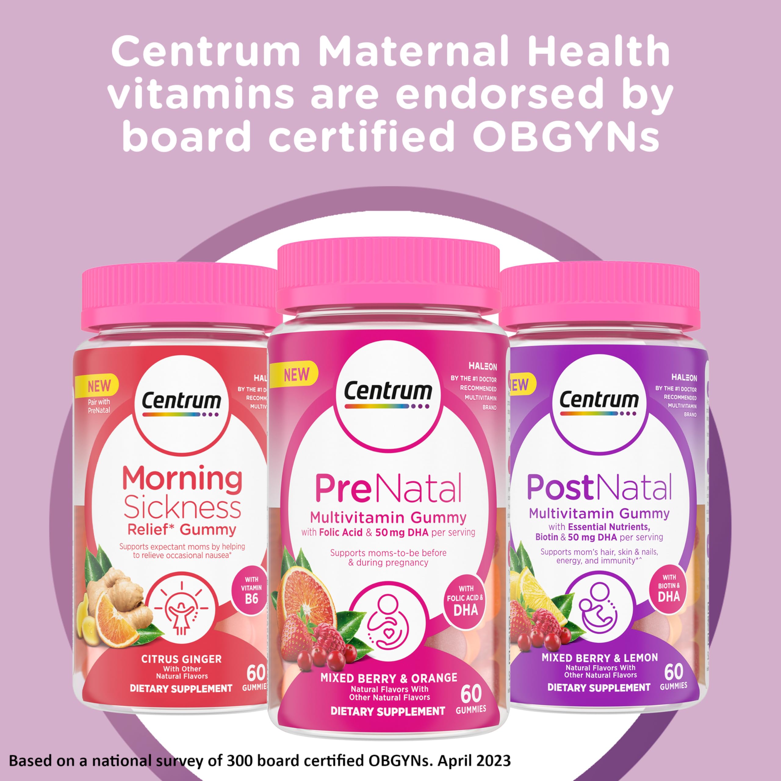 Foto 5 pulgar | Gomitas Multivitamínicas Prenatales Centrum, 60 Unidades, 30 Días - Venta Internacional.