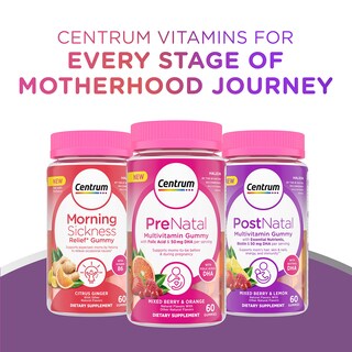 Foto 7 | Gomitas Multivitamínicas Prenatales Centrum, 60 Unidades, 30 Días - Venta Internacional.