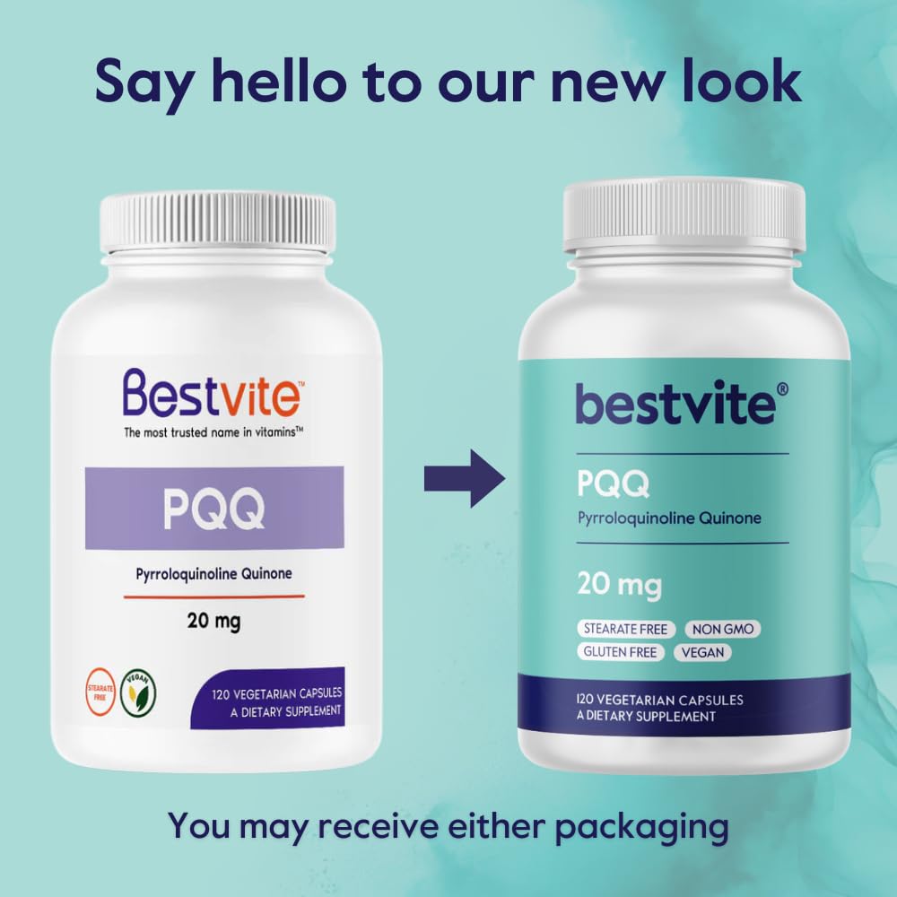 Foto 4 pulgar | Suplemento Bestvite Pqq 20 Mg (pirroloquinolina Quinona) 120 Cápsulas - Venta Internacional.