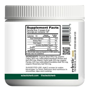 Foto 4 | Suplemento Eclectic Institute Hbp Complete Powder 90 G - Venta Internacional.