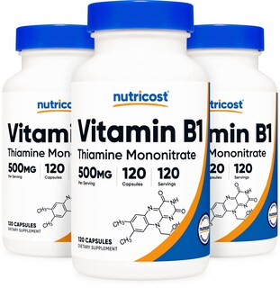Foto 1 | Suplemento Nutricost De Vitamina B1 (tiamina) 500 Mg 120 Cápsulas - Venta Internacional.