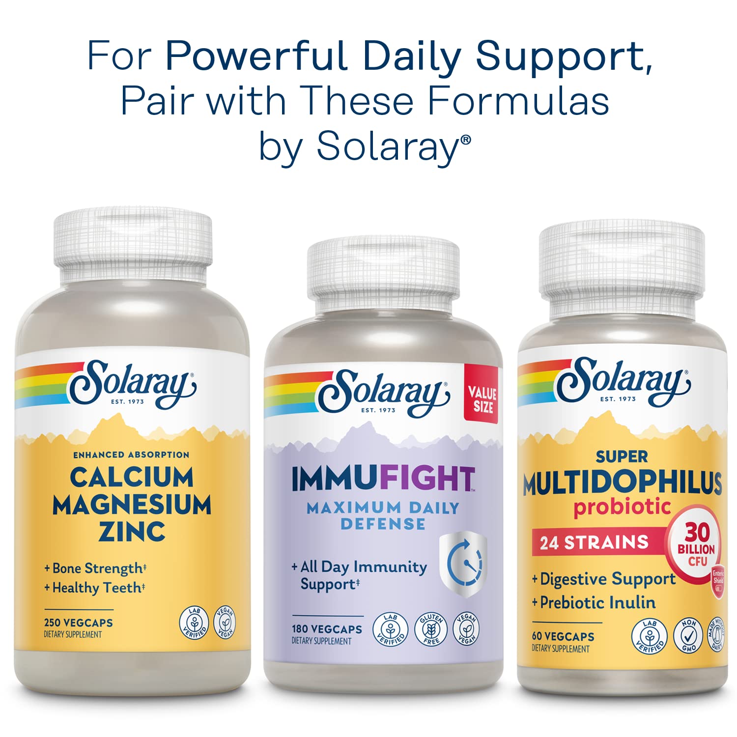 Foto 8 pulgar | Multivitamínico Solaray Una Vez Al Día Para Adultos Mayores De 50 Años, 90 Cápsulas Vegetarianas - Venta Internaciona
