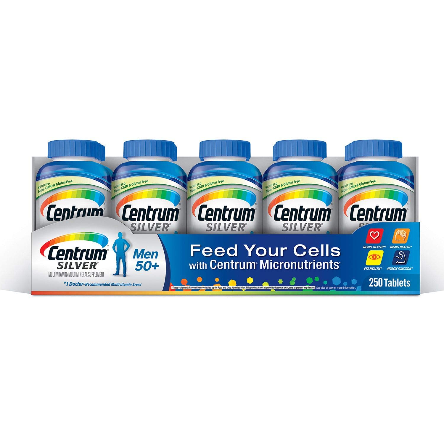 Foto 3 pulgar | Multivitamin Centrum Silver Para Hombres De 50 O Más De 250 Comprimidos - Venta Internacional.