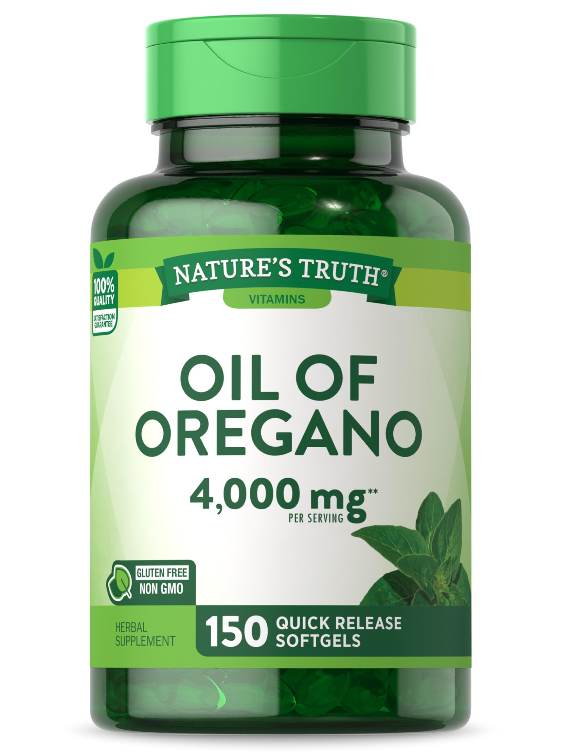 Foto 1 | Suplemento De Aceite De Orégano Nature's Truth 4000 Mg 150 Cápsulas Blandas - Venta Internacional.