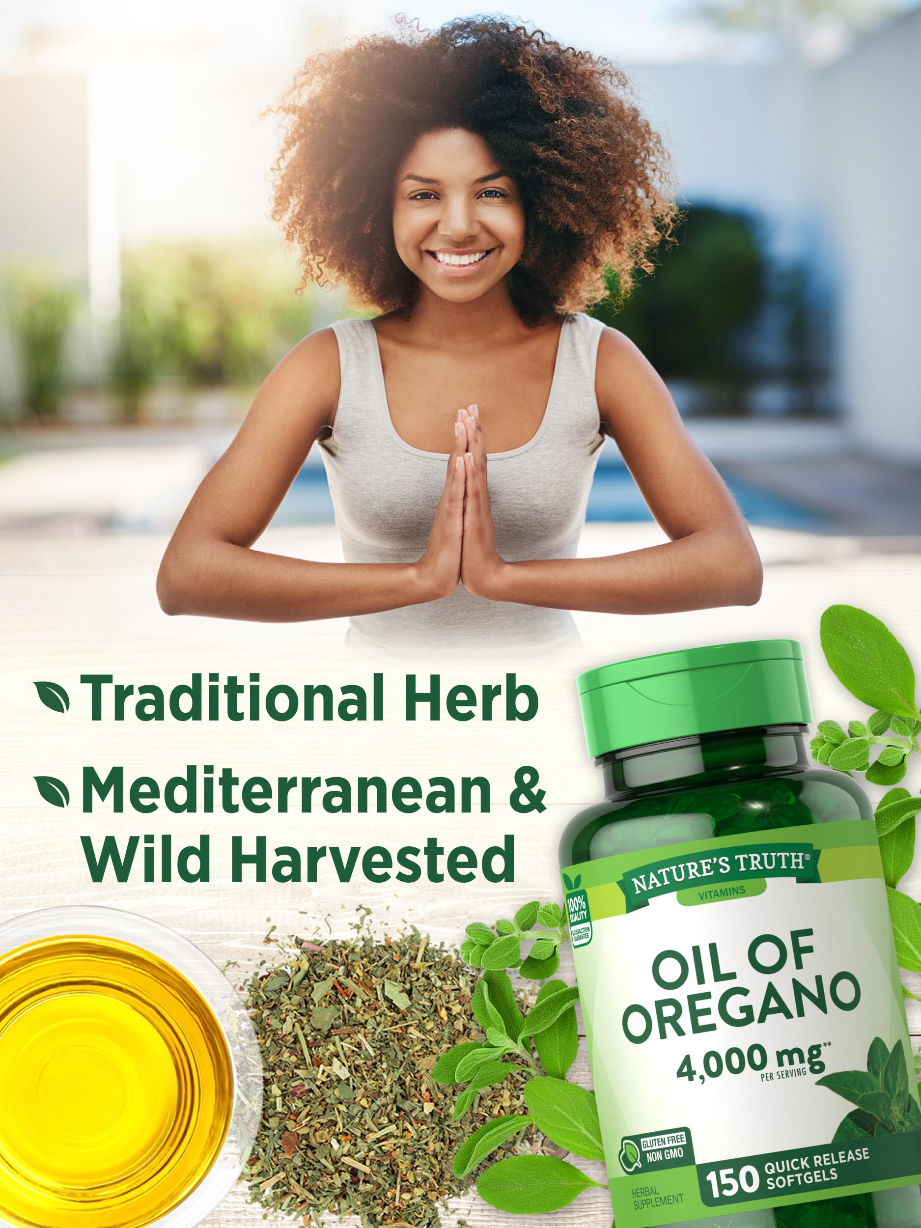 Foto 4 | Suplemento De Aceite De Orégano Nature's Truth 4000 Mg 150 Cápsulas Blandas - Venta Internacional.