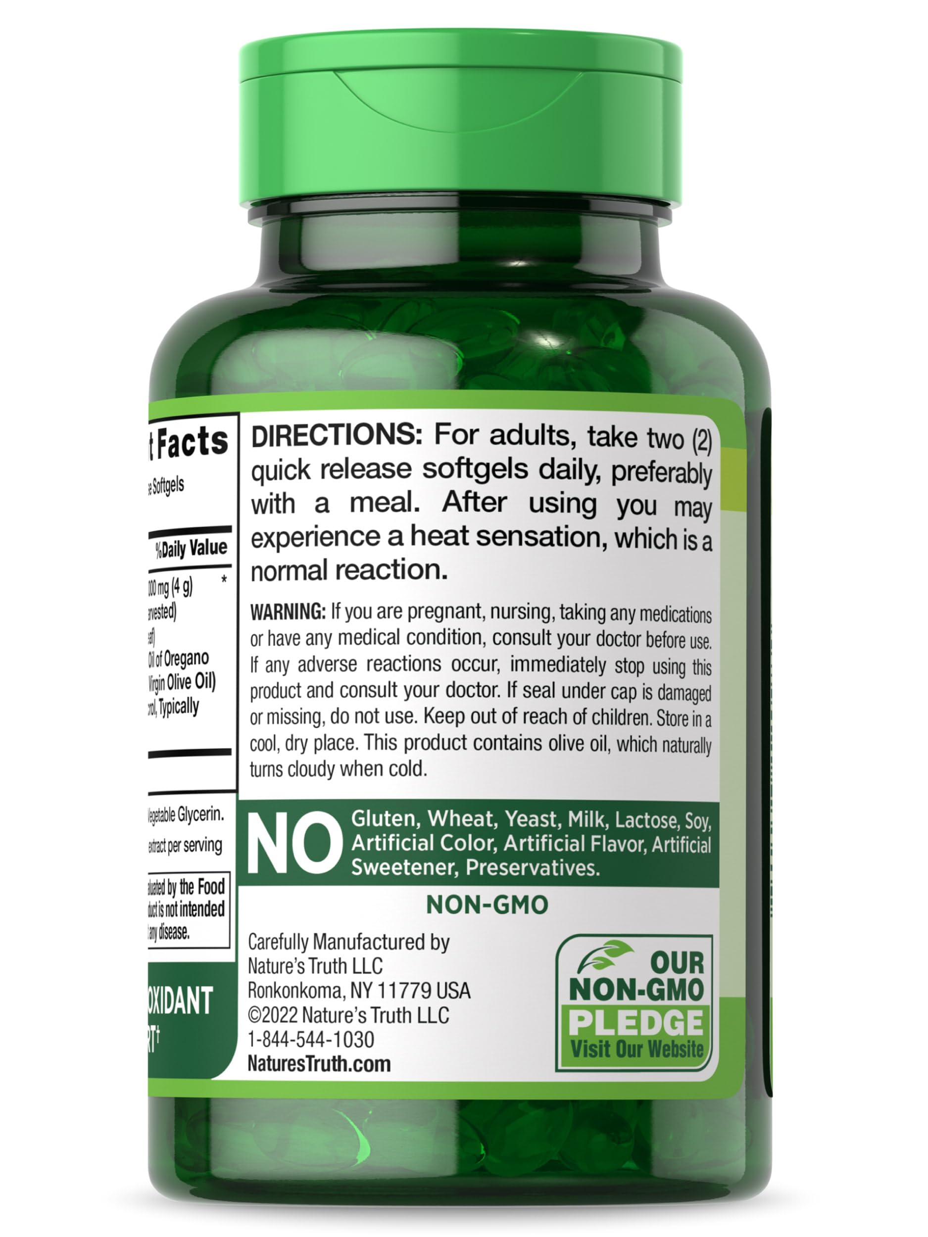 Foto 7 | Suplemento De Aceite De Orégano Nature's Truth 4000 Mg 150 Cápsulas Blandas - Venta Internacional.