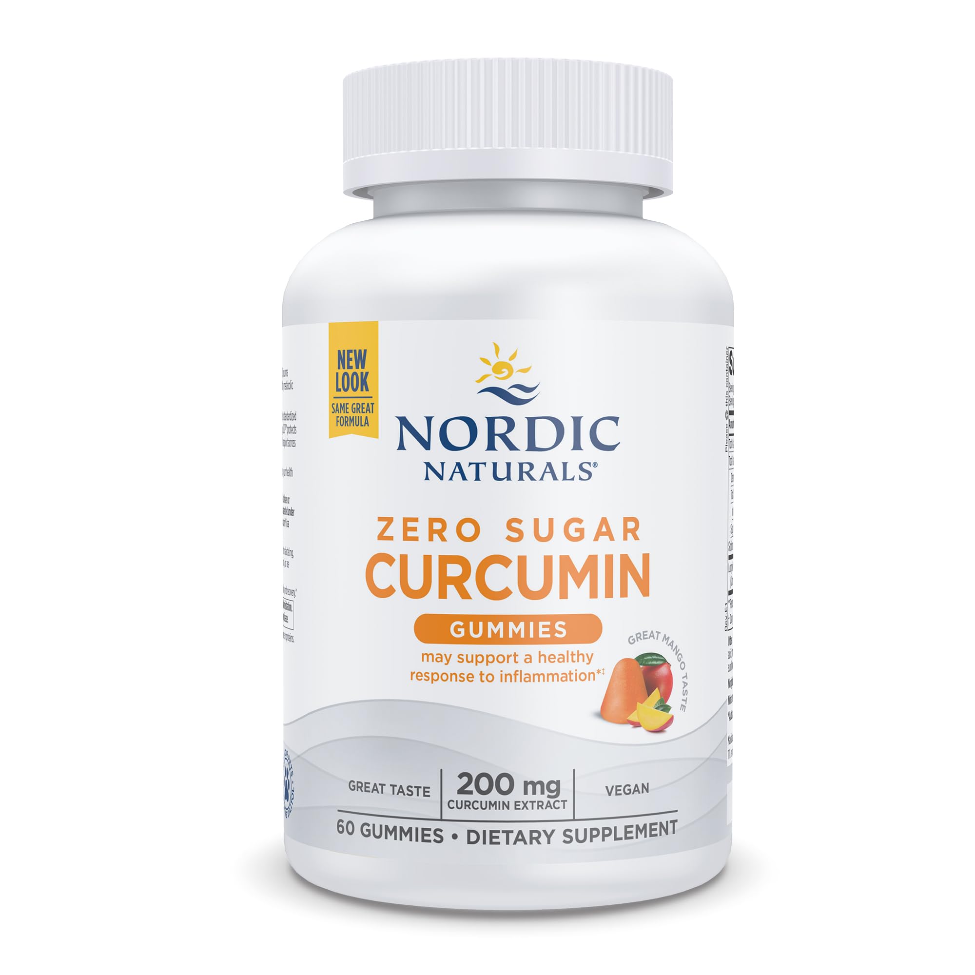 Foto 2 pulgar | Suplemento De Gomitas De Curcumina Nordic Naturals 200 Mg 60 Unidades - Venta Internacional.