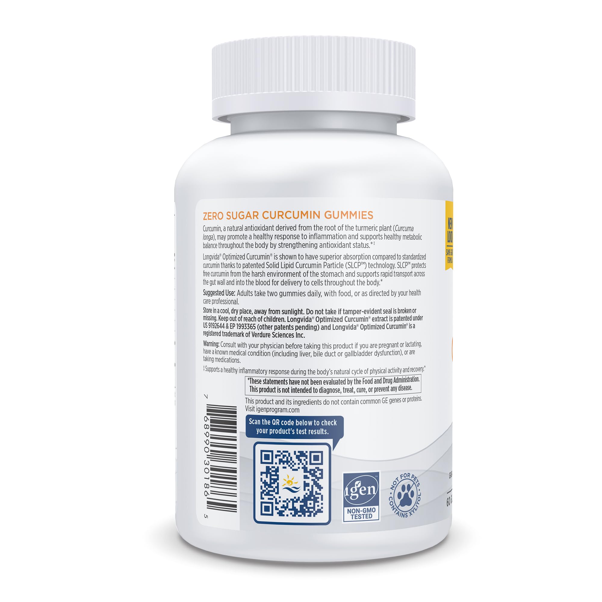 Foto 4 pulgar | Suplemento De Gomitas De Curcumina Nordic Naturals 200 Mg 60 Unidades - Venta Internacional.