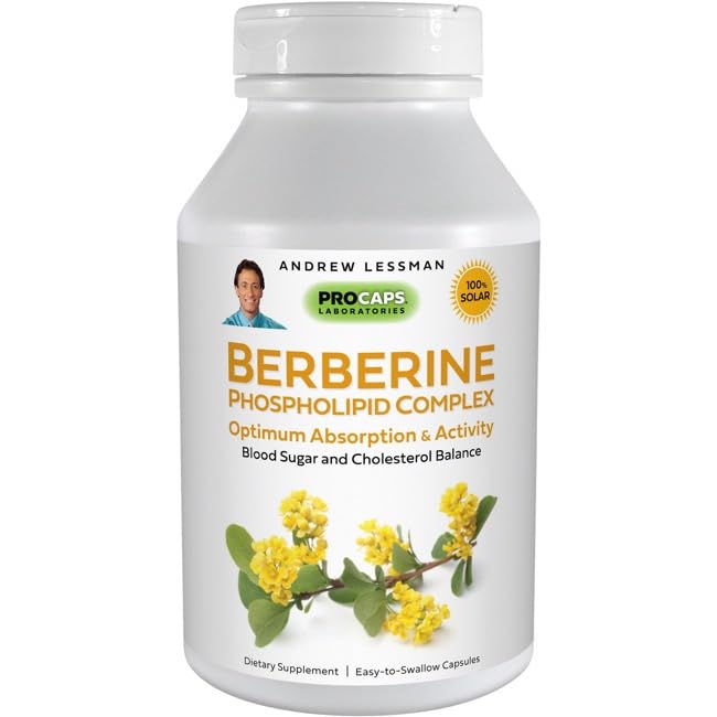 Foto 1 | Suplemento Andrew Lessman Fosfolípido De Berberina 550 Mg 240 Cápsulas - Venta Internacional.