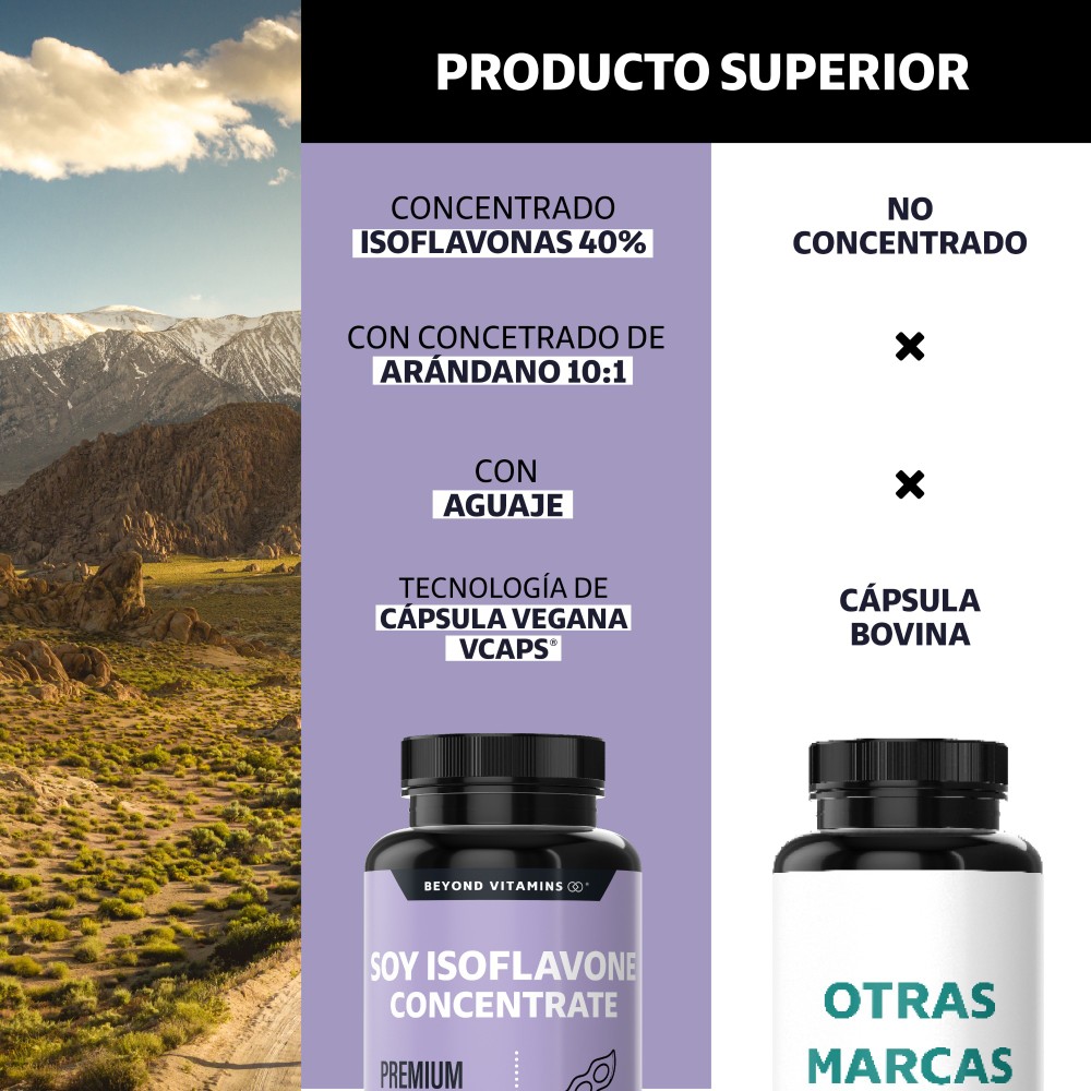 Foto 4 pulgar | Suplemento Alimenticio Beyond Vitamins Soy Isoflavone Concentrate Isoflavonas  Arándano Aguaje 60 Cápsulas