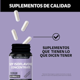 Foto 4 | Suplemento Alimenticio Beyond Vitamins Soy Isoflavone Concentrate Isoflavonas Arándano Aguaje 60 Cápsulas