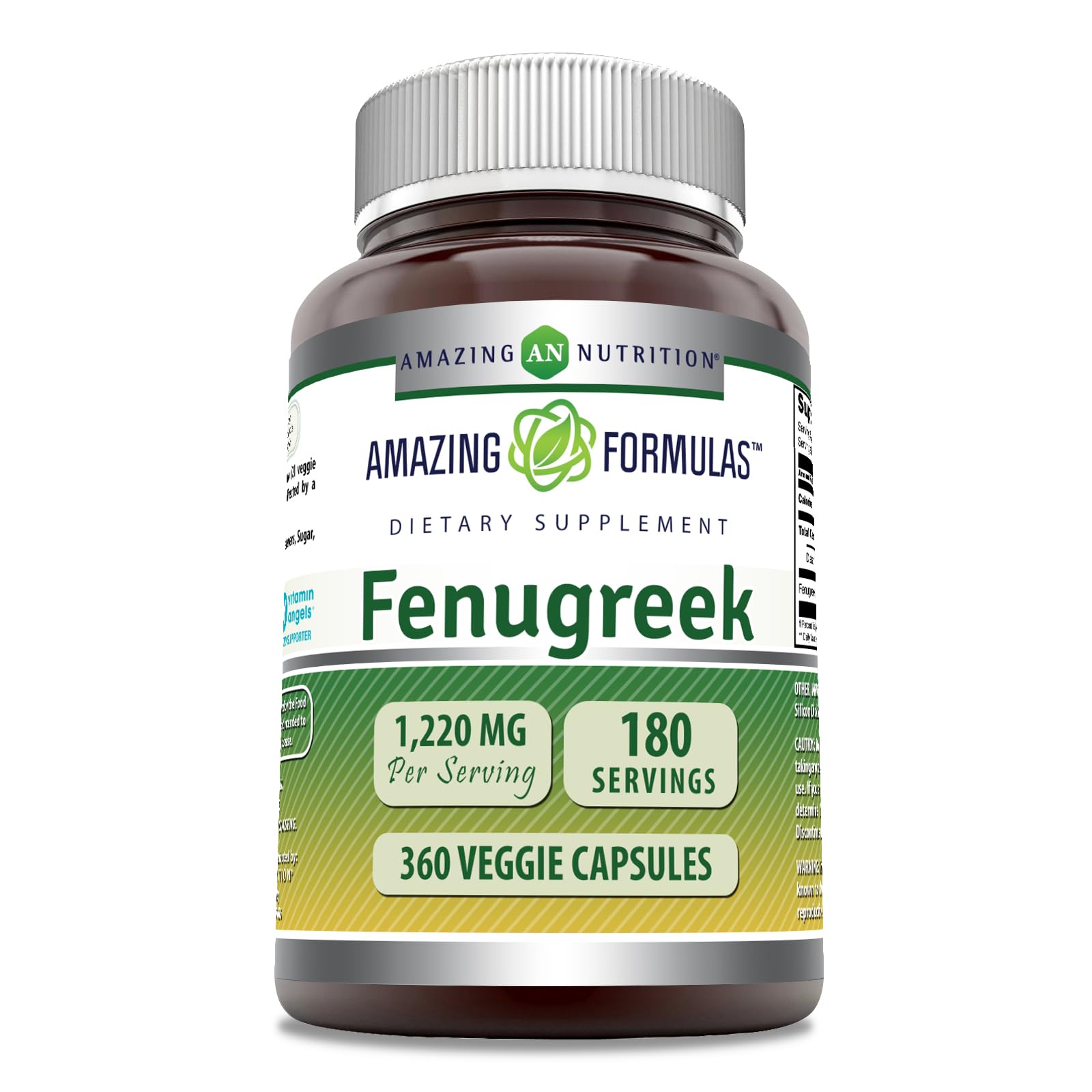 Foto 1 | Suplemento Amazing Formulas Con Semillas De Alholva, 610 Mg, 360 Cápsulas - Venta Internacional.