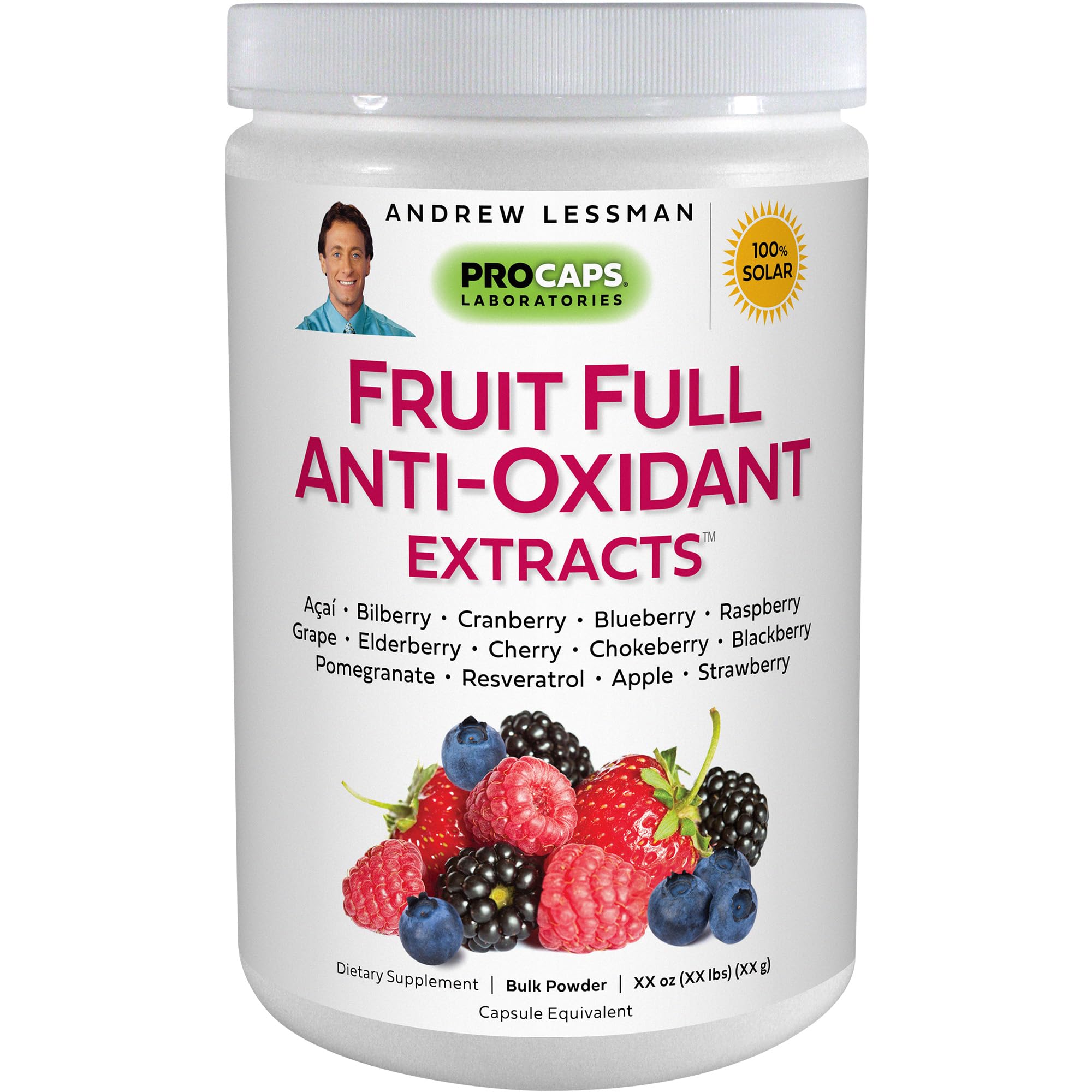 Foto 2 pulgar | Suplemento De Extractos Antioxidantes Completos De Frutas Andrew Lessman - Venta Internacional.