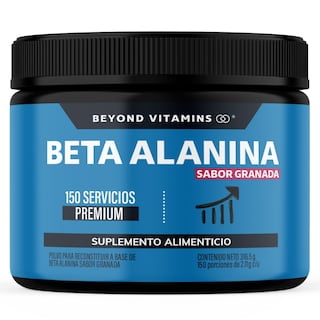 Foto 1 | Suplemento Alimenticio Beyond Vitamins Beta Alanina Sabor Granada 150 Servicios Premium - 316.5g