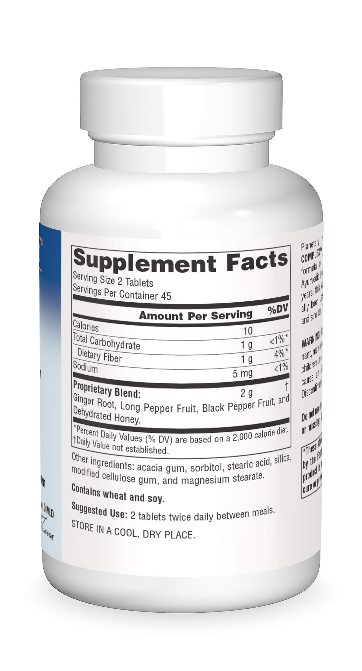Foto 4 pulgar | Suplemento Planetary Herbals Three Spices Sinus Support - Venta Internacional.