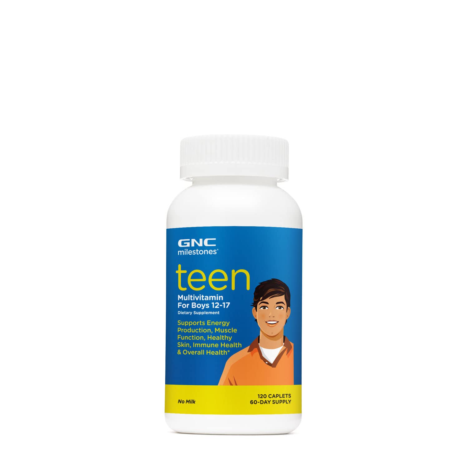 Foto 1 | Multivitamínico Gnc Milestones Teen Para Niños De 12 A 17 Años, 120 Cápsulas - Venta Internacional.