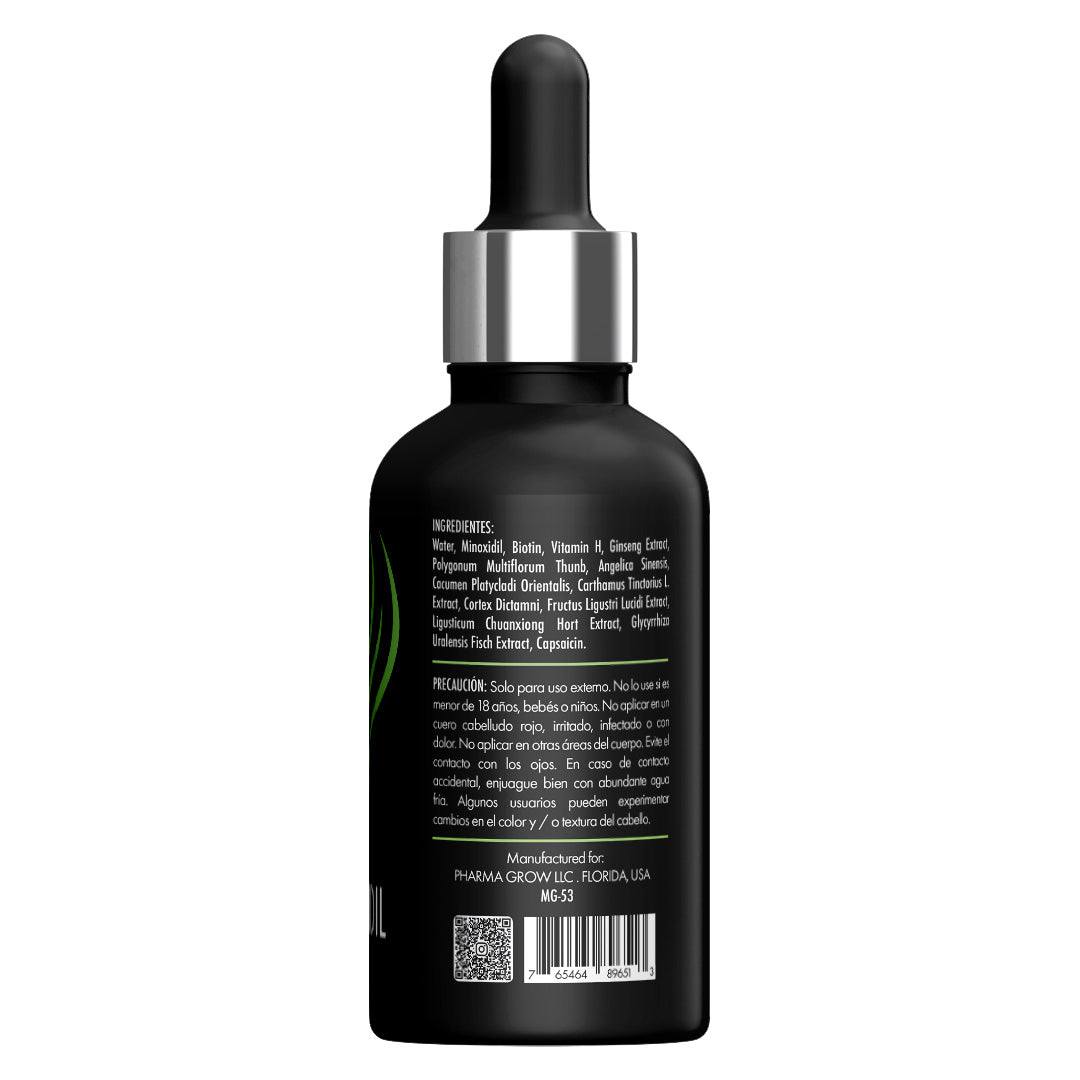 Foto 4 pulgar | Suplemento Pharma Grow Minoxidil 5% con Biotina 50 ml Tratamiento Tópico Anticaída y Crecimiento Capilar Unisex