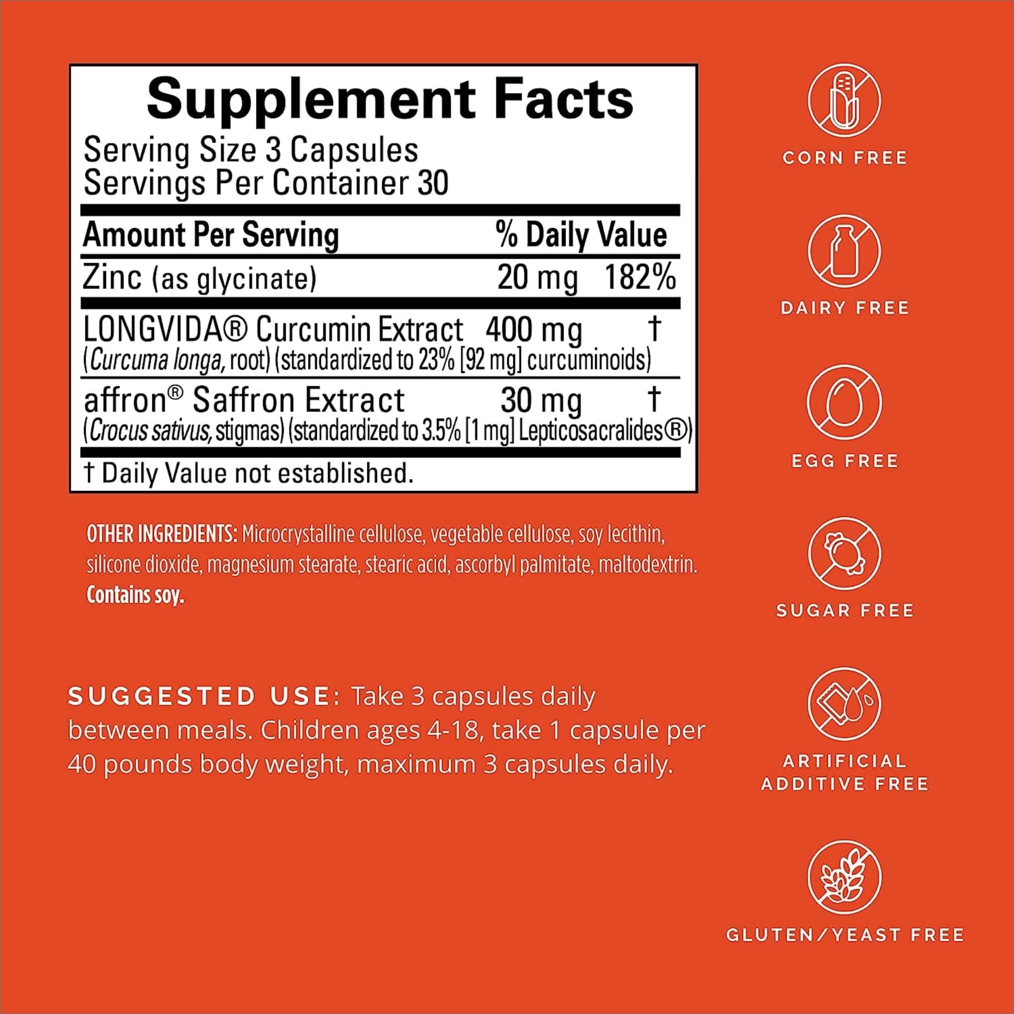 Foto 2 | Suplemento Brainmd Happy Saffron Plus 90 Cápsulas Veganas - Venta Internacional.