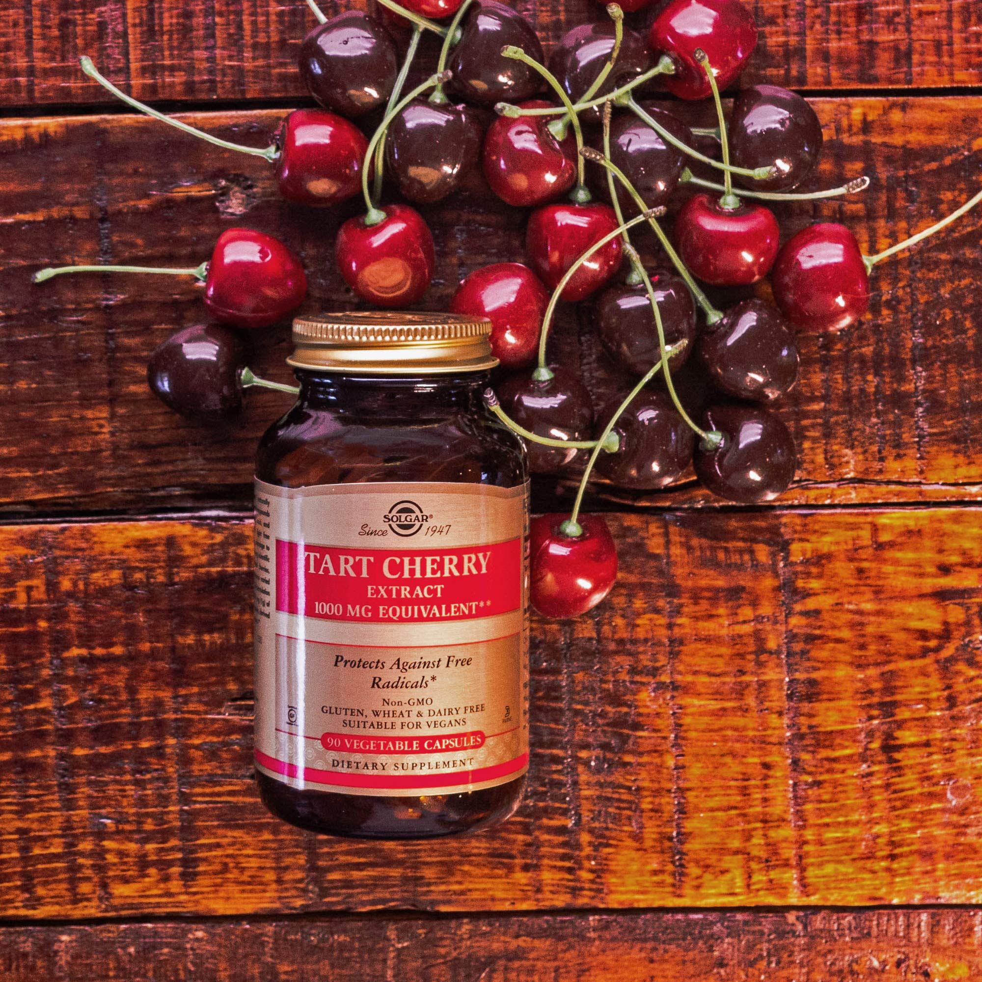 Foto 6 pulgar | Suplemento Solgar Tart Cherry 1000 Mg 90 Cápsulas Vegetales - Venta Internacional.