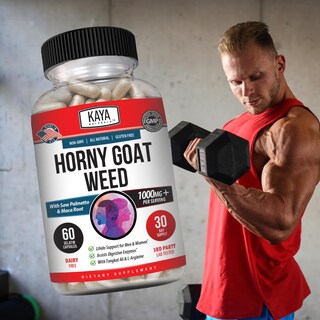 Foto 7 | Suplemento De Extracto De Hierba De Cabra En Celo De Kaya Naturals 1560 Mg - 60 - Venta Internacional.