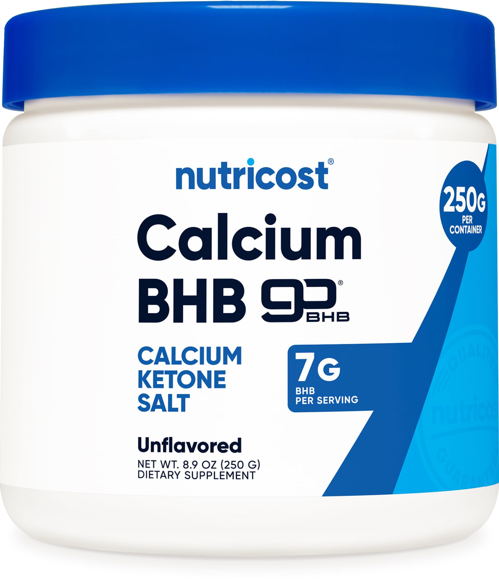 Foto 2 pulgar | Calcio Bhb En Polvo Nutricost 250 G Sin Sabor Y Sin Ogm - Venta Internacional.