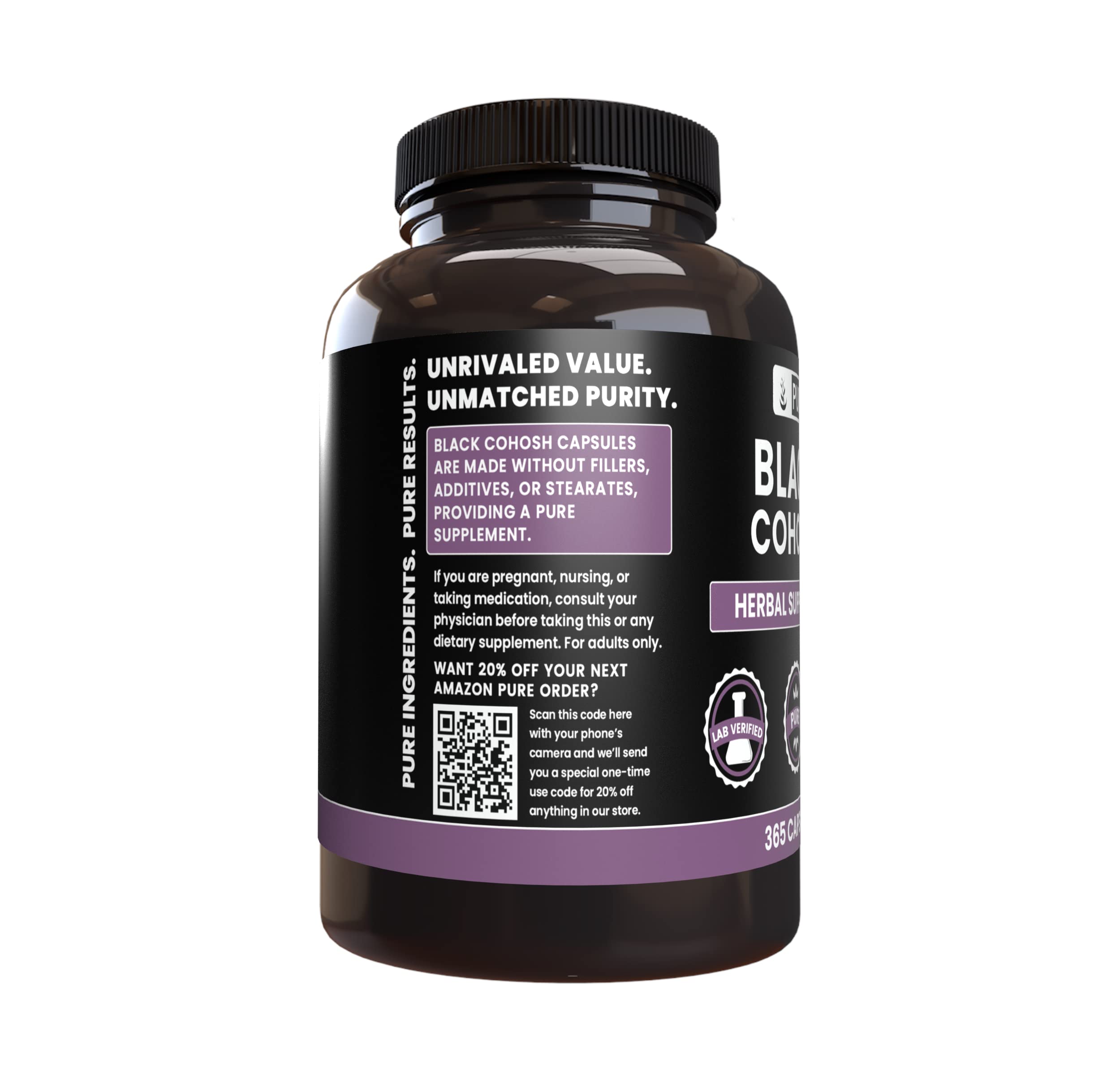 Foto 4 pulgar | Suplemento A Base De Hierbas Con Ingredientes Puros Y Originales, Cohosh Negro - Venta Internacional.