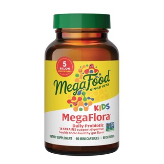 Foto 1 | Probióticos Megafood Megaflora Kids, 5 Mil Millones De Ufc, 60 Cápsulas - Venta Internacional.
