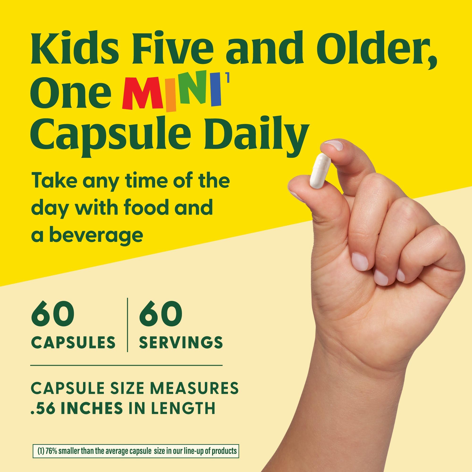 Foto 5 | Probióticos Megafood Megaflora Kids, 5 Mil Millones De Ufc, 60 Cápsulas - Venta Internacional.