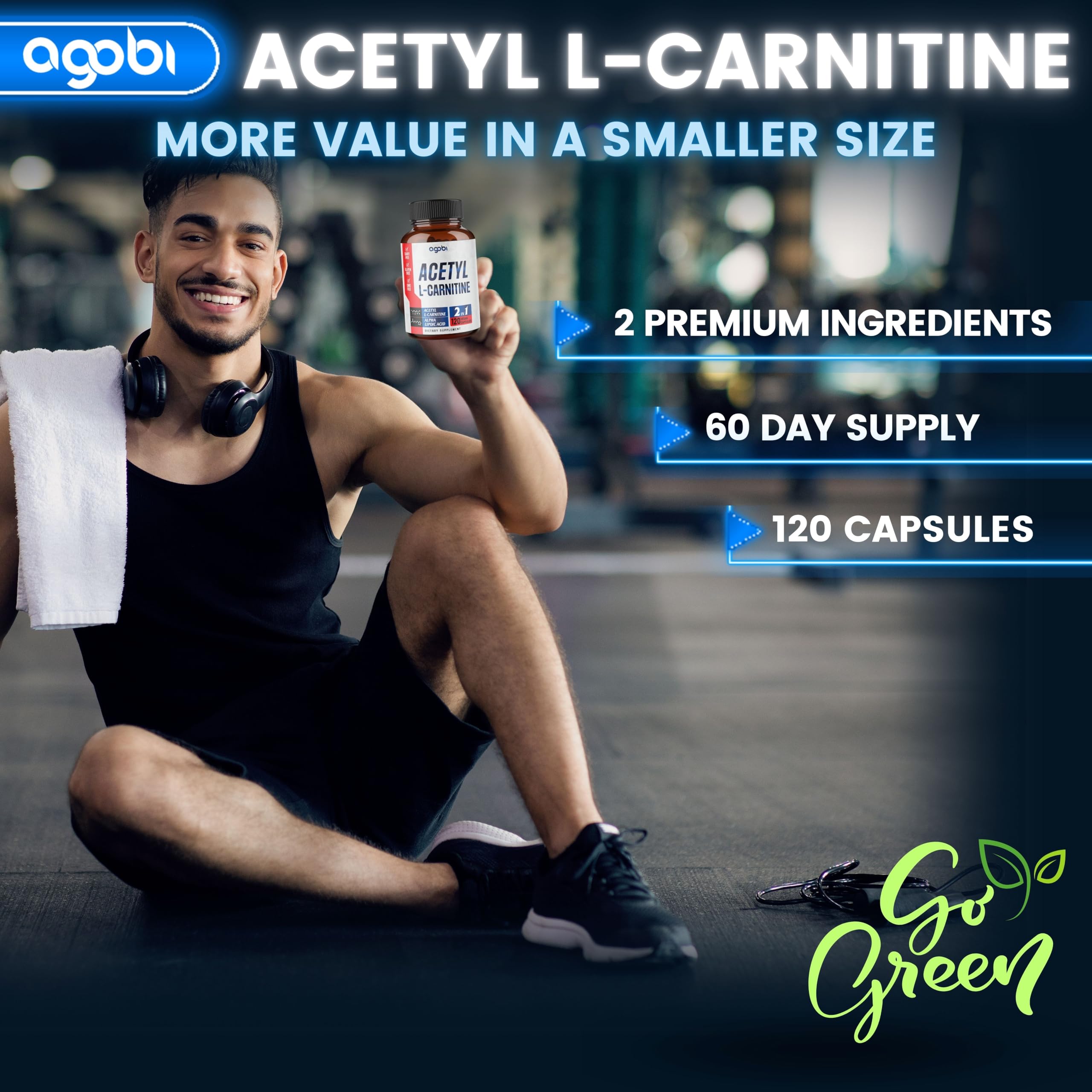 Foto 5 pulgar | Suplemento De Acetil L-carnitina Y Ácido Alfa Lipoico 1500 - Venta Internacional.