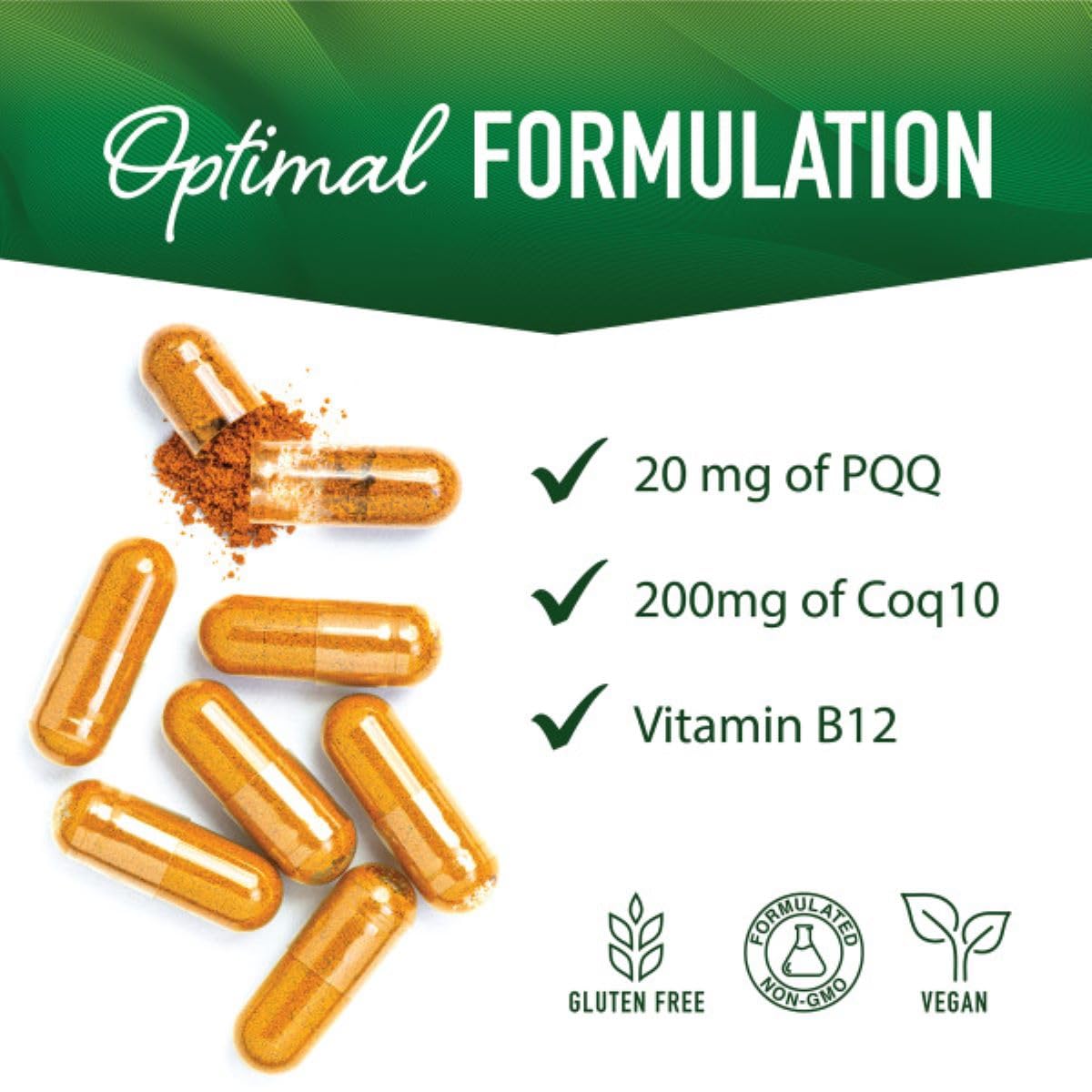 Foto 4 | Suplemento Smnutrition Pqq 20 Mg Con Coq10 Y Vitamina B12 60 Ca - Venta Internacional.