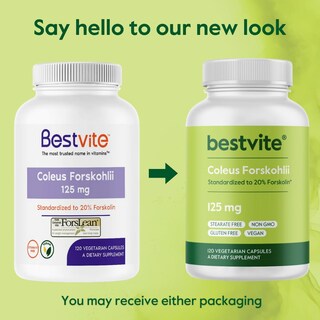 Foto 3 | Suplemento Bestvite Coleus Forskohlii 125 Mg Con Un 20% De Forskolina - Venta Internacional.