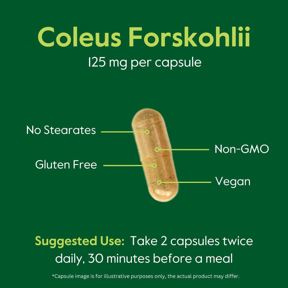 Foto 6 | Suplemento Bestvite Coleus Forskohlii 125 Mg Con Un 20% De Forskolina - Venta Internacional.