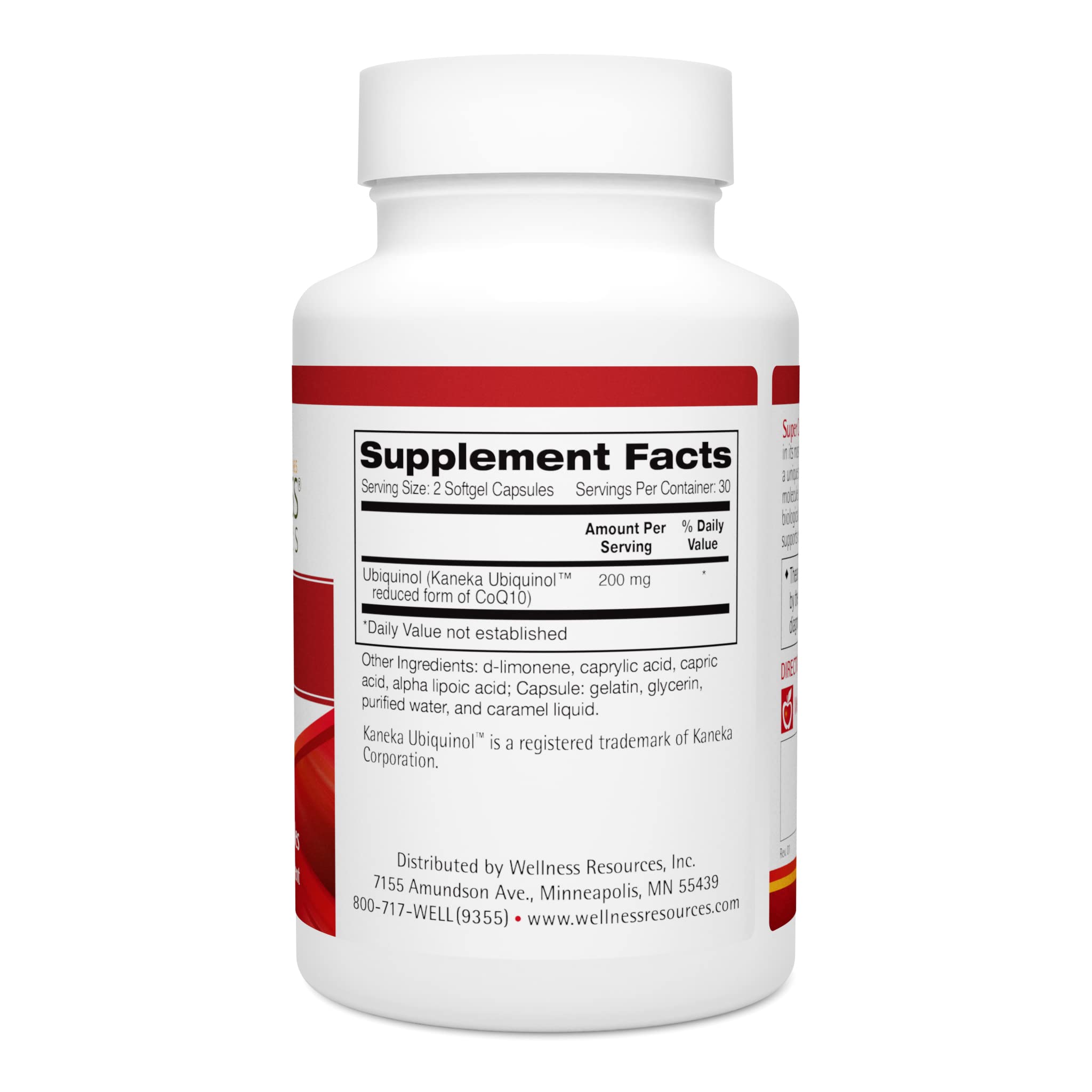 Foto 3 pulgar | Suplemento Wellness Resources Super Coq10, Ubiquinol, 100 Mg - Venta Internacional.