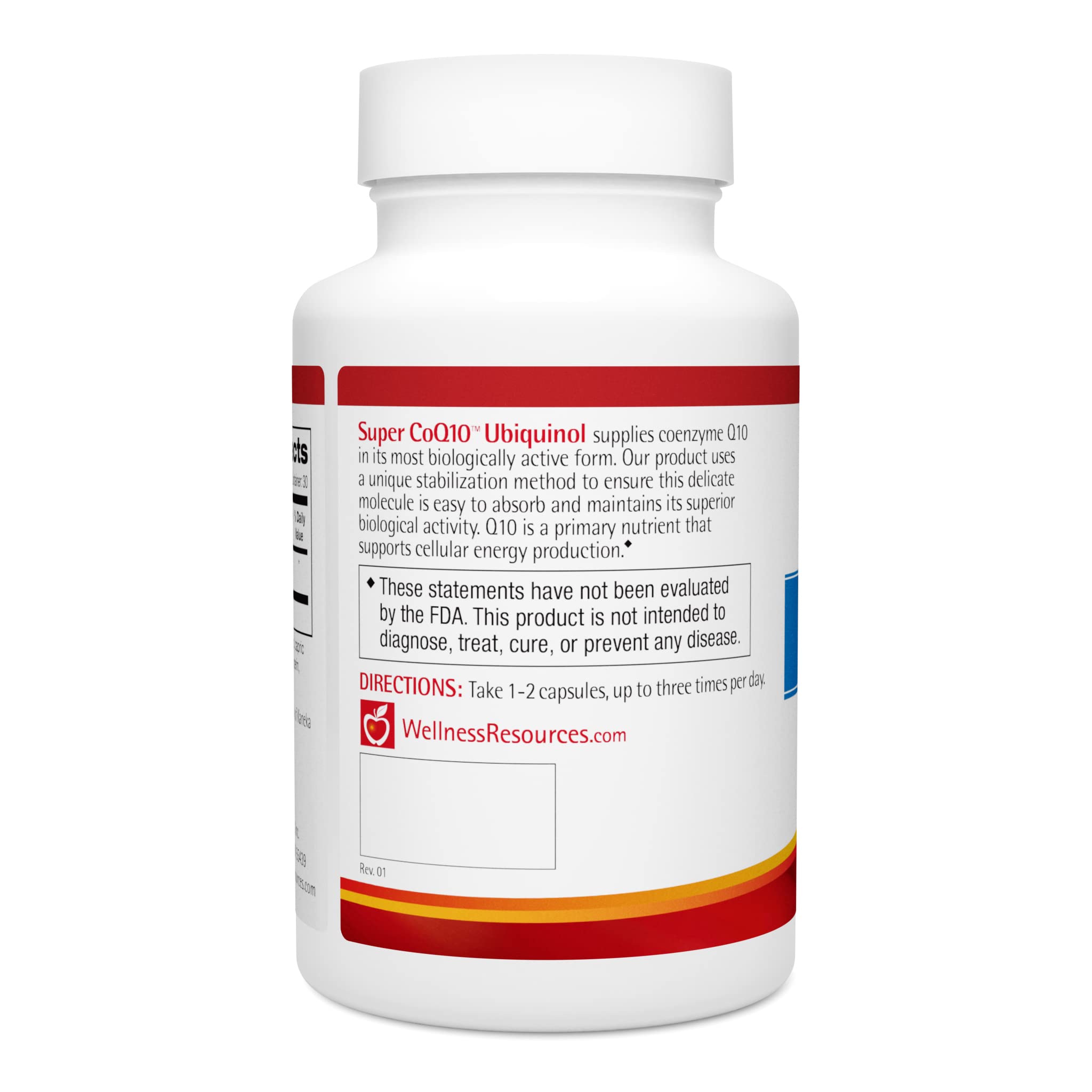 Foto 3 | Suplemento Wellness Resources Super Coq10, Ubiquinol, 100 Mg - Venta Internacional.
