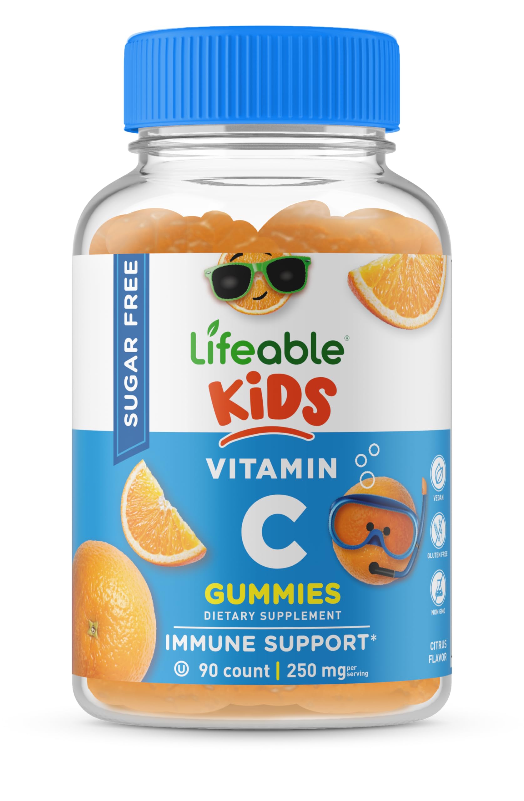 Foto 2 pulgar | Suplemento De Vitamina C Lifeable, Sin Azúcar, 250 Mg, 90 Gomitas Para Niños - Venta Internacional.