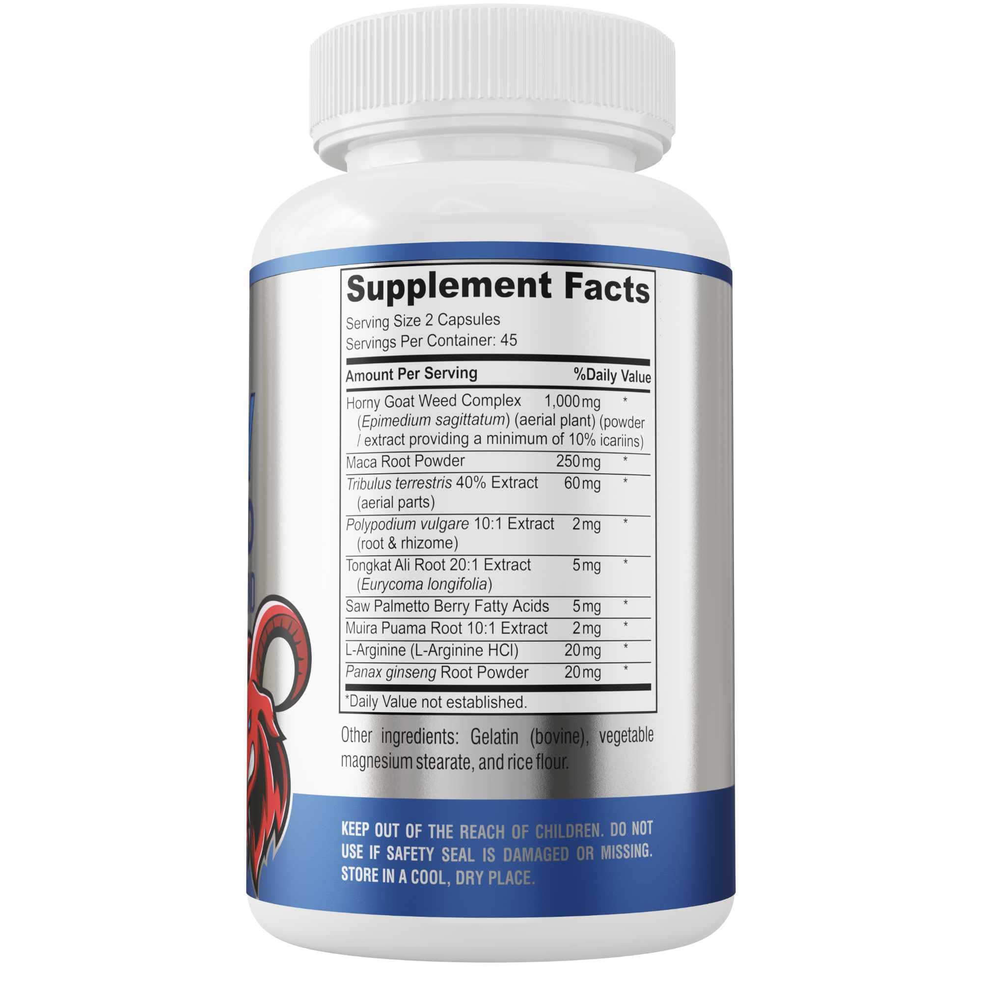 Foto 7 pulgar | Suplemento Yummyvite Horny Goat Weed 1590 Mg Con Maca 90 Cápsulas - Venta Internacional.