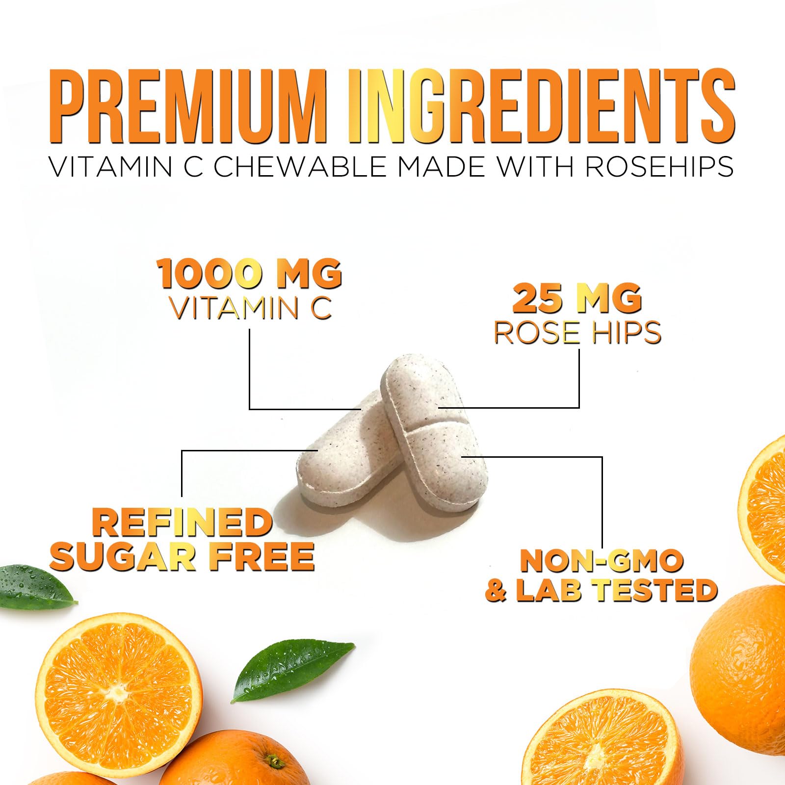 Foto 3 | Suplemento De Vitamina C Nature's Peak 1000 Mg Con Rosa Mosqueta 120 Tabletas - Venta Internacional.
